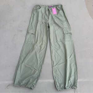 Edikted Sage Green Trousers